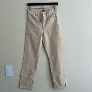 J crew yellow corduroy jeans